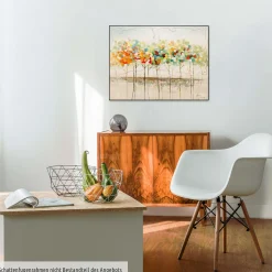 Handgemaltes Gemälde 'Bushy Reflection' 80x60cm | inkl. Echtheitszertifikat