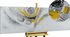 Handgemaltes Gemälde 'Busy Roads' 150x50cm | inkl. Echtheitszertifikat