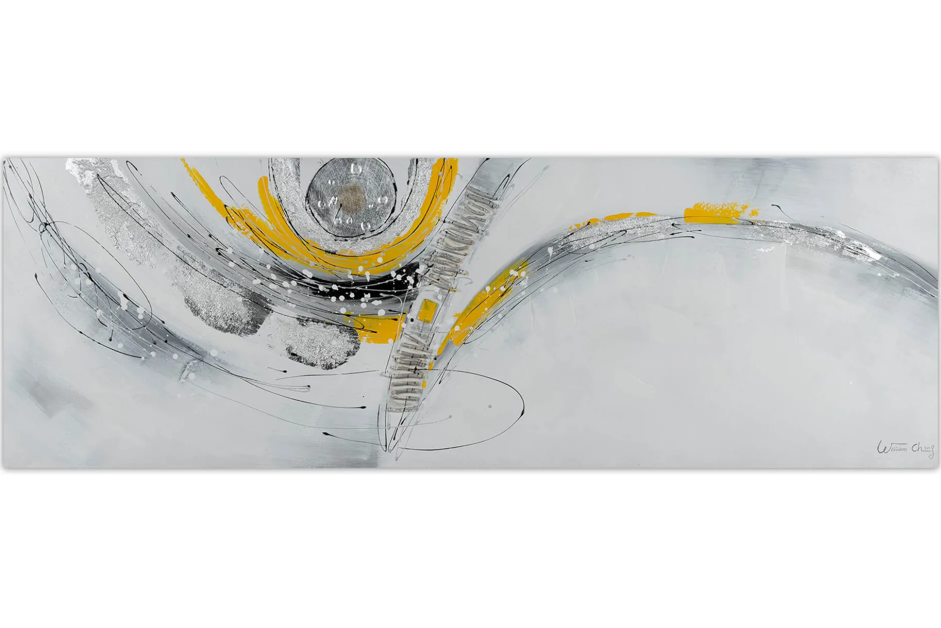 Handgemaltes Gemälde 'Busy Roads' 150x50cm | inkl. Echtheitszertifikat