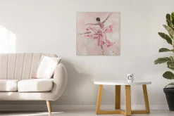 Handgemaltes Gemälde 'Butterfly Ballerina' 80x80cm | inkl. Echtheitszertifikat