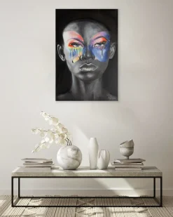 Handgemaltes Gemälde 'Butterfly Transformation' 60x90cm | inkl. Echtheitszertifikat