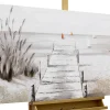 Handgemaltes Gemälde 'Careless Beach Day' 120x60cm | inkl. Echtheitszertifikat