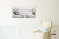Handgemaltes Gemälde 'Careless Beach Day' 120x60cm | inkl. Echtheitszertifikat