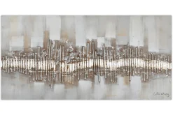 Handgemaltes Gemälde 'City Outline' 120x60cm | inkl. Echtheitszertifikat