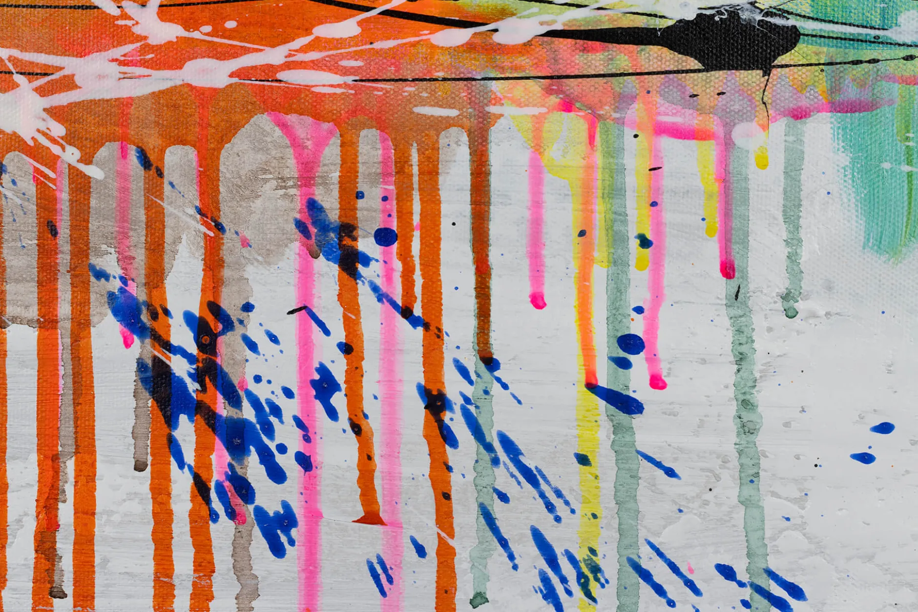 Handgemaltes Gemälde 'Ciudad del Mar' 120x60cm | inkl. Echtheitszertifikat