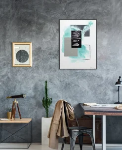 Handgemaltes Gemälde 'Cloudy Interaction' 60x80cm | inkl. Echtheitszertifikat