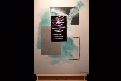 Handgemaltes Gemälde 'Cloudy Interaction' 60x80cm | inkl. Echtheitszertifikat