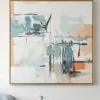 Handgemaltes Gemälde 'Coastal Haze' 60x60cm | inkl. Echtheitszertifikat