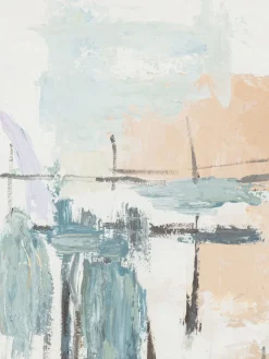 Handgemaltes Gemälde 'Coastal Haze' 60x60cm | inkl. Echtheitszertifikat