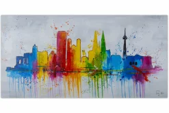 Handgemaltes Gemälde 'Colonia variopinta' 120x60cm | inkl. Echtheitszertifikat