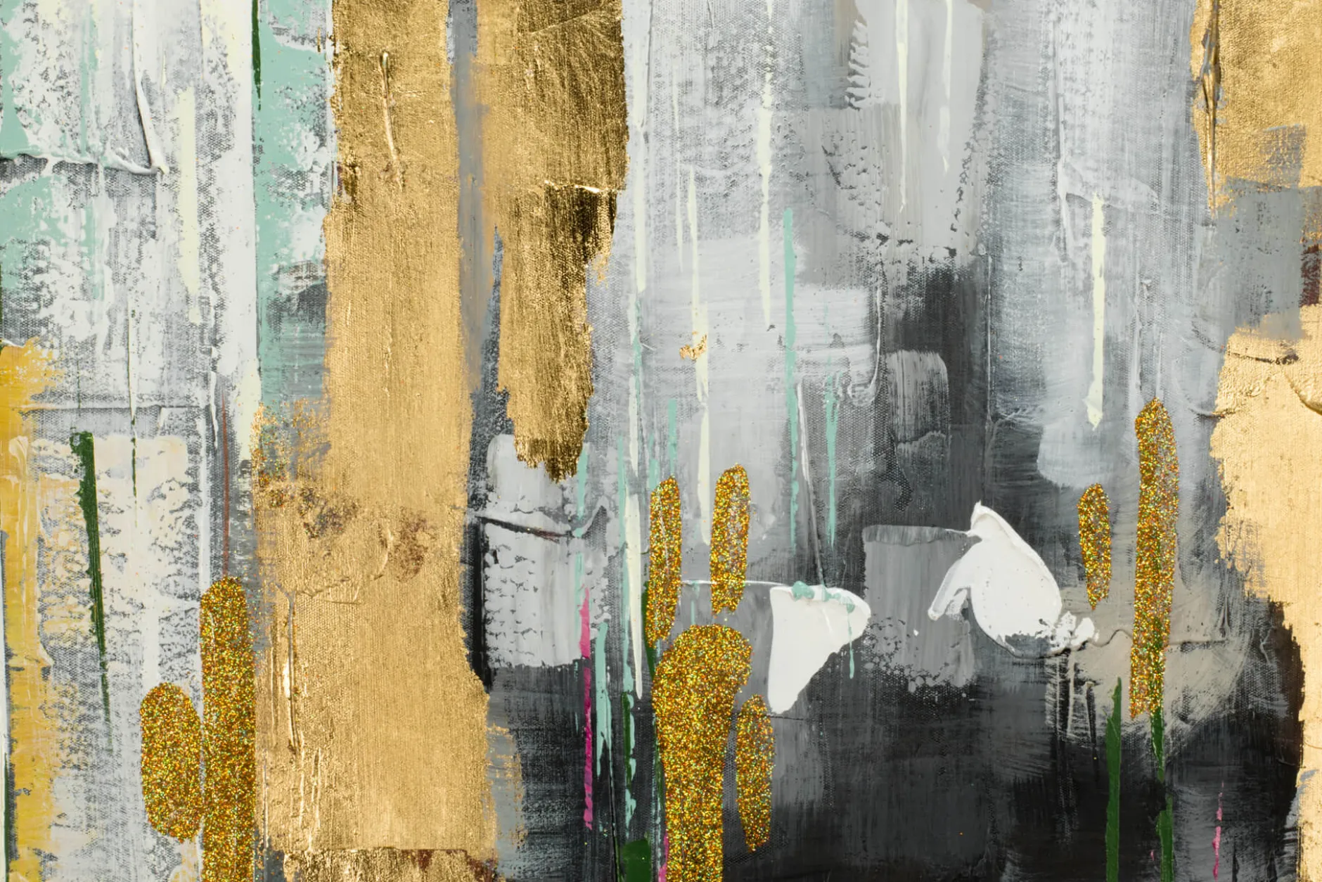 Handgemaltes Gemälde 'Coloured Obscurity' 120x80cm | inkl. Echtheitszertifikat