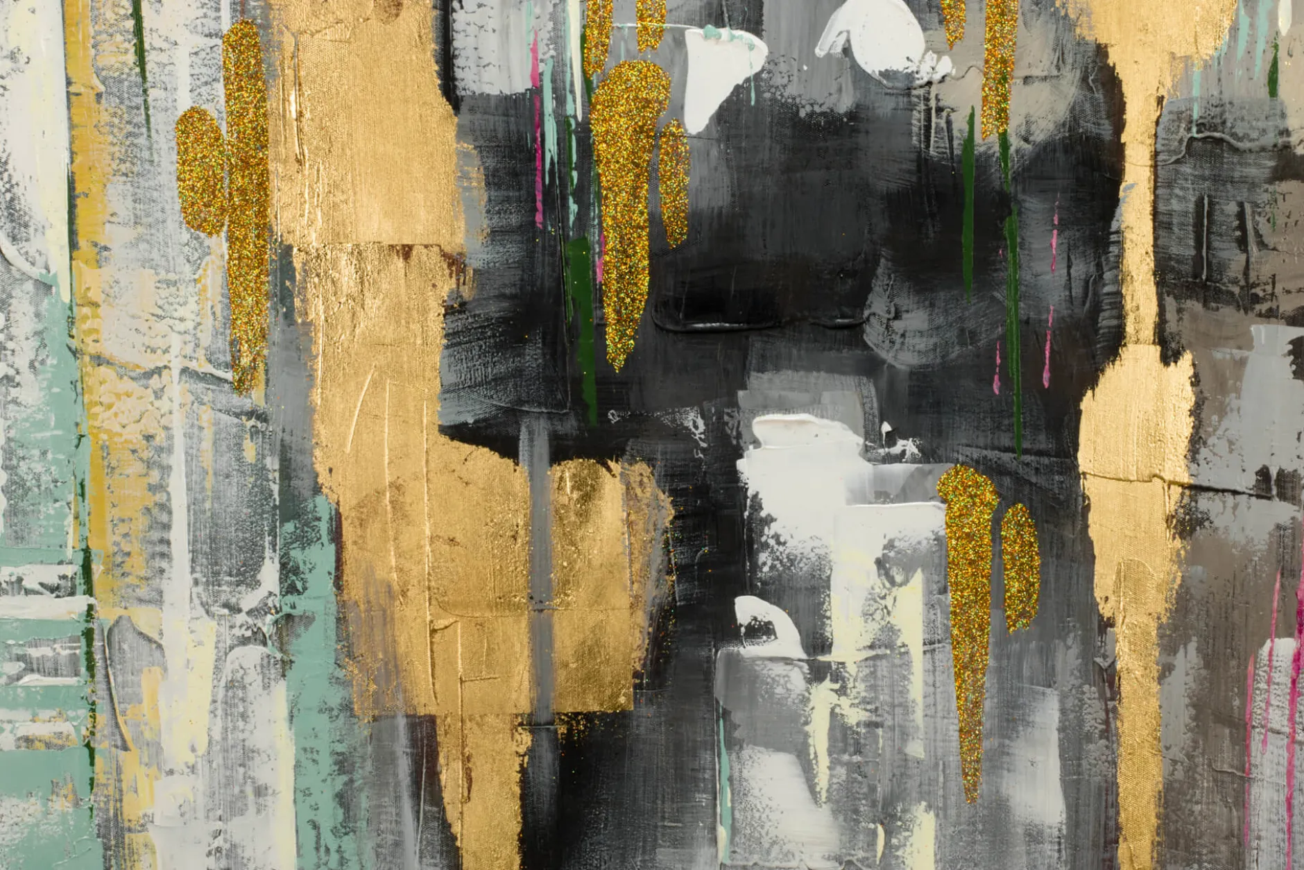 Handgemaltes Gemälde 'Coloured Obscurity' 120x80cm | inkl. Echtheitszertifikat