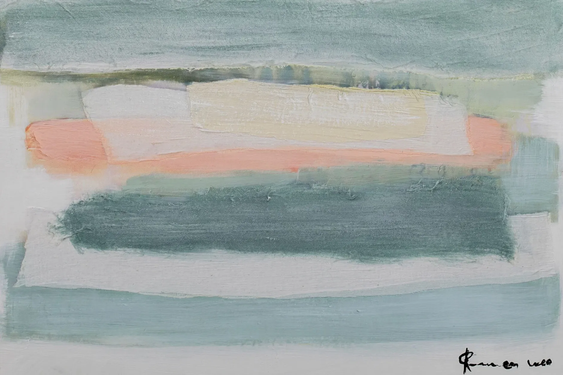 Handgemaltes Gemälde 'Colours of Sunrise' 75x100cm | inkl. Echtheitszertifikat