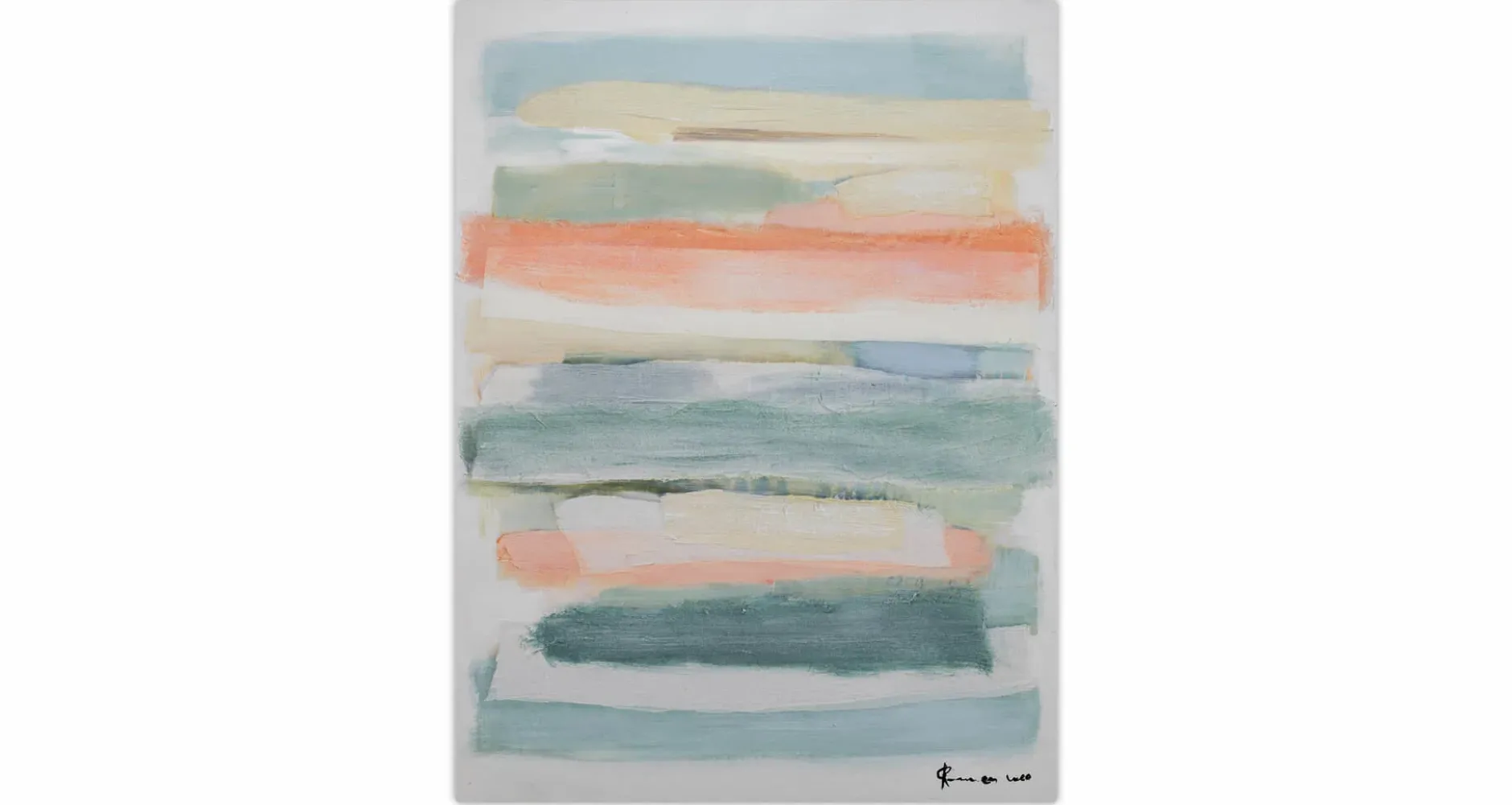 Handgemaltes Gemälde 'Colours of Sunrise' 75x100cm | inkl. Echtheitszertifikat