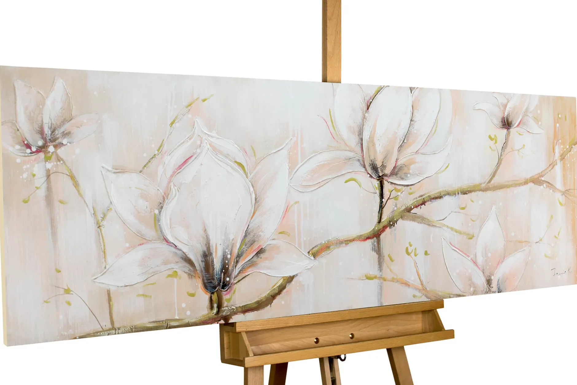 Handgemaltes Gemälde 'Competition of Glory' 150x50cm | inkl. Echtheitszertifikat