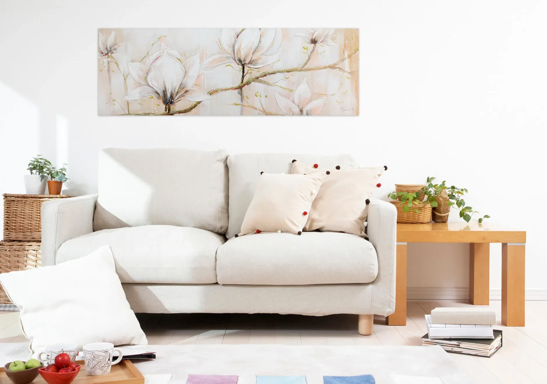 Handgemaltes Gemälde 'Competition of Glory' 150x50cm | inkl. Echtheitszertifikat