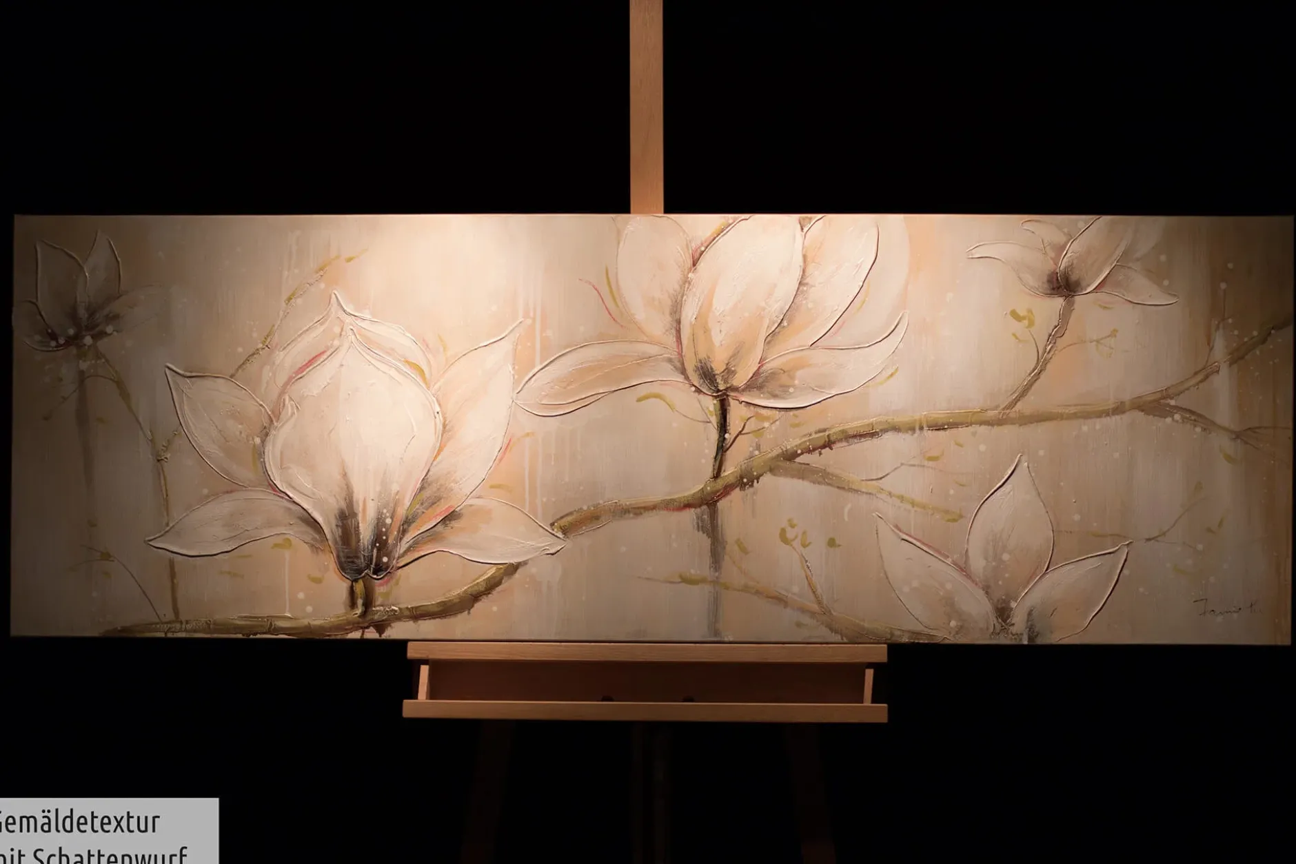 Handgemaltes Gemälde 'Competition of Glory' 150x50cm | inkl. Echtheitszertifikat