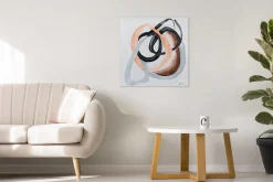 Handgemaltes Gemälde 'Complementary Trio' 80x80cm | inkl. Echtheitszertifikat