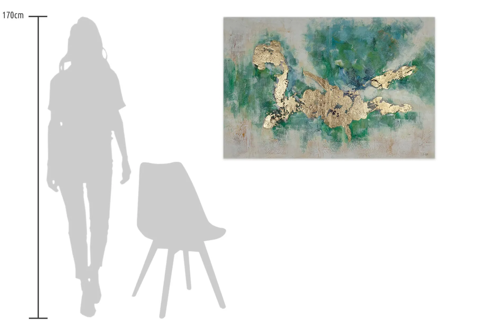 Handgemaltes Gemälde 'Consciousness' 120x80cm | inkl. Echtheitszertifikat