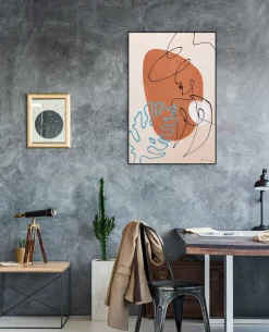 Handgemaltes Gemälde 'Contemplation' 60x90cm | inkl. Echtheitszertifikat