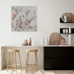 Handgemaltes Gemälde 'Cool Summer' 80x80cm | inkl. Echtheitszertifikat