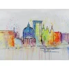 Handgemaltes Gemälde 'Copenhagen Skyline Silhouette' 120x60cm | inkl. Echtheitszertifikat