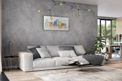 Handgemaltes Gemälde 'Copenhagen Skyline Silhouette' 120x60cm | inkl. Echtheitszertifikat