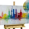Handgemaltes Gemälde 'Dahoam in Bayern' 120x60cm | inkl. Echtheitszertifikat