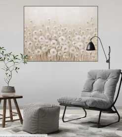 Handgemaltes Gemälde 'Dandelion' 100x75cm | inkl. Echtheitszertifikat