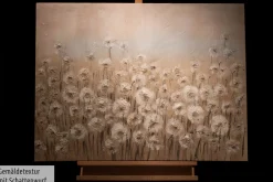 Handgemaltes Gemälde 'Dandelion' 100x75cm | inkl. Echtheitszertifikat