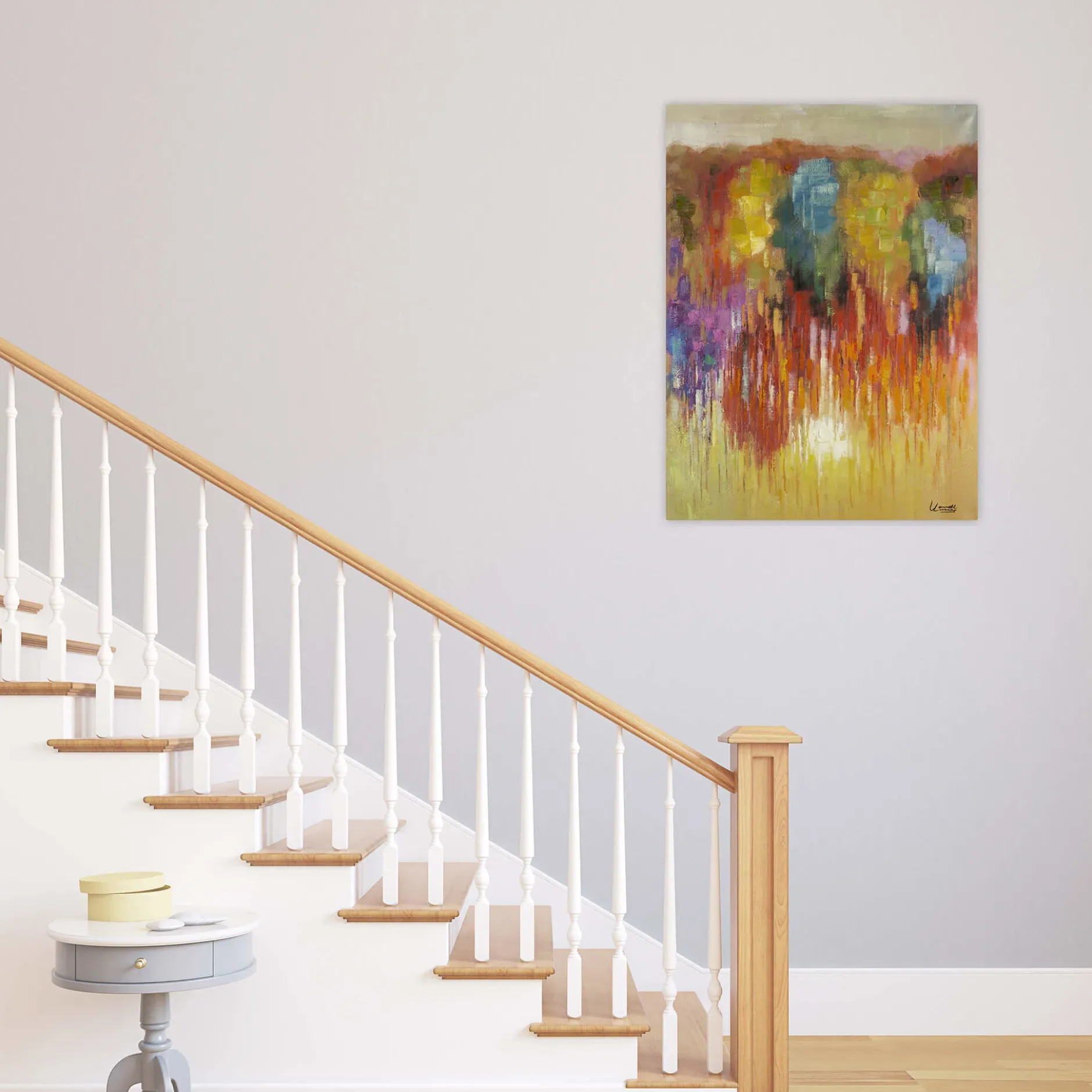 Handgemaltes Gemälde 'Deine Wärme' 75x100cm | inkl. Echtheitszertifikat