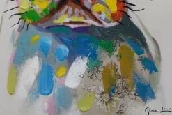 Handgemaltes Gemälde 'Der bunte Hund' 70x100cm | inkl. Echtheitszertifikat