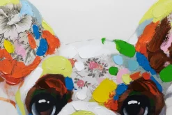 Handgemaltes Gemälde 'Der bunte Hund' 70x100cm | inkl. Echtheitszertifikat