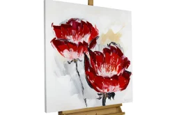 Handgemaltes Gemälde 'Der Duft der Blütenpracht' 80x80cm | inkl. Echtheitszertifikat