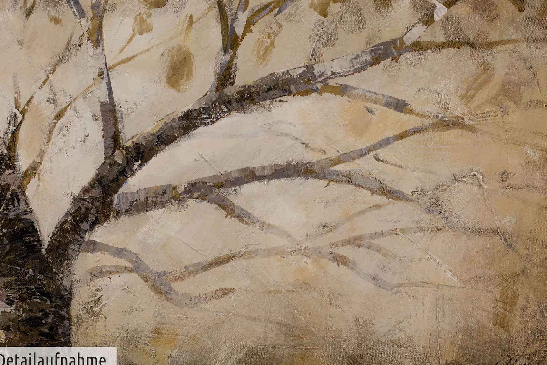 Handgemaltes Gemälde 'Der weise Baum' 120x60cm | inkl. Echtheitszertifikat