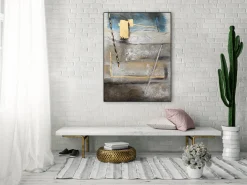 Handgemaltes Gemälde 'Deserted Landscape' 75x100cm | inkl. Echtheitszertifikat