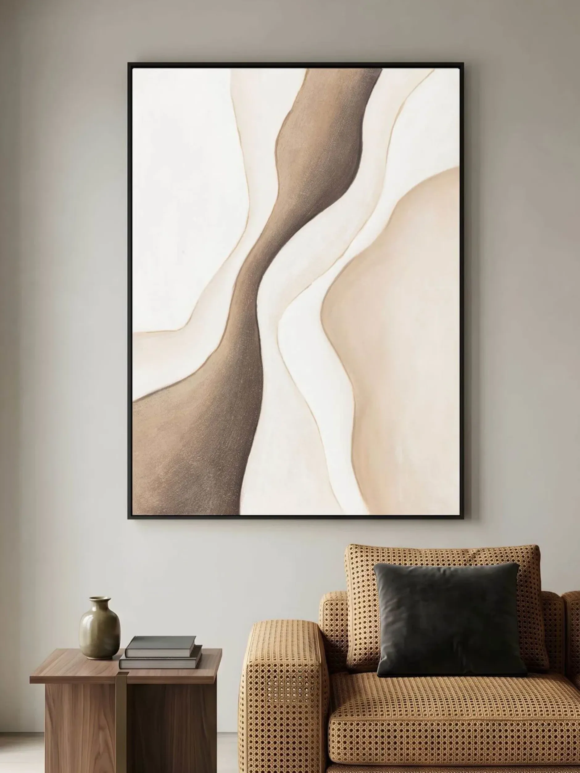 Handgemaltes Gemälde 'Desert Flow' 75x100cm | inkl. Echtheitszertifikat