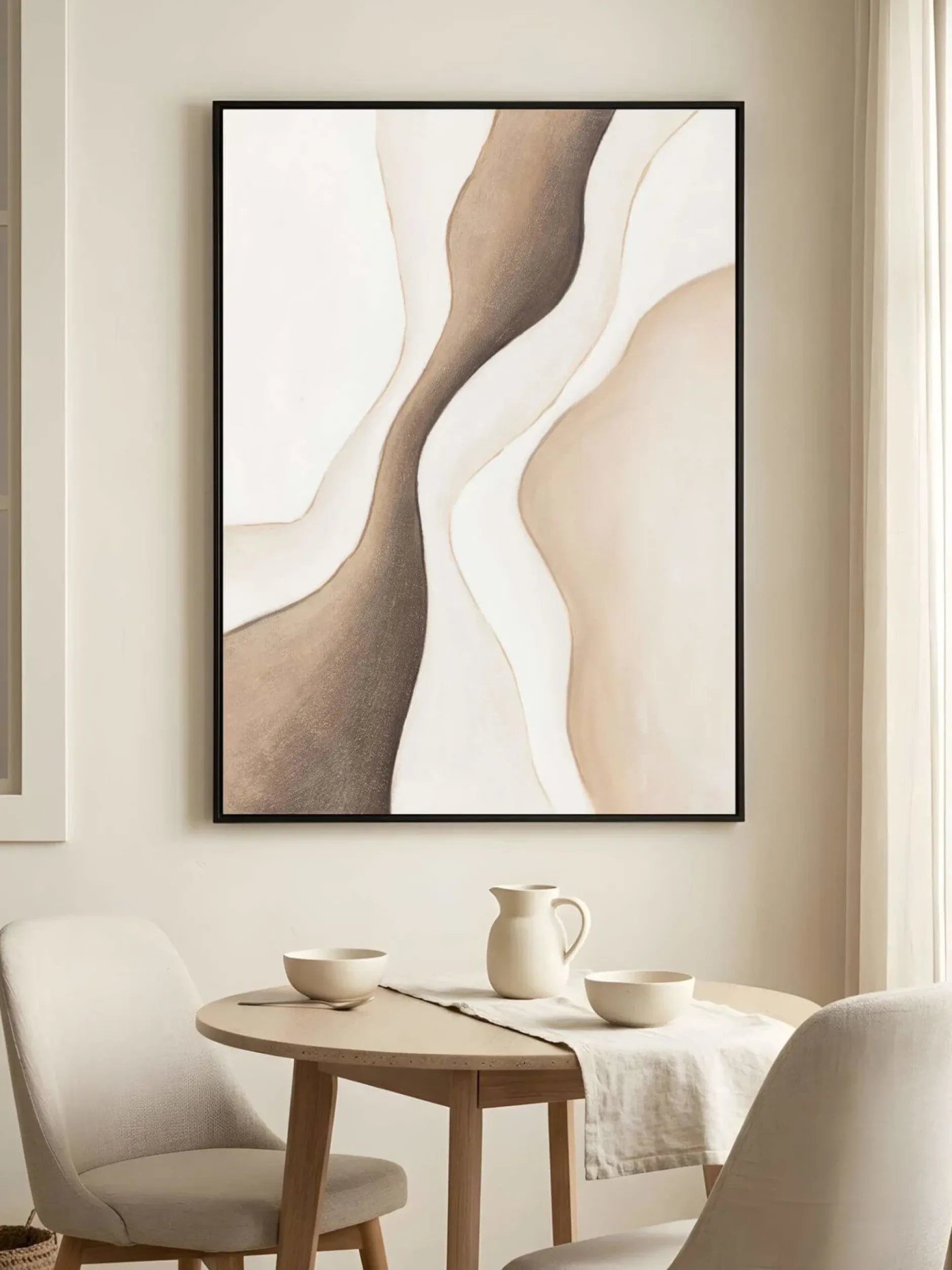Handgemaltes Gemälde 'Desert Flow' 75x100cm | inkl. Echtheitszertifikat