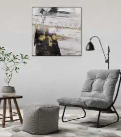 Handgemaltes Gemälde 'Des Willens Kraft' 60x60cm | inkl. Echtheitszertifikat