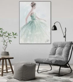 Handgemaltes Gemälde 'Die Eisprinzessin' 75x100cm | inkl. Echtheitszertifikat