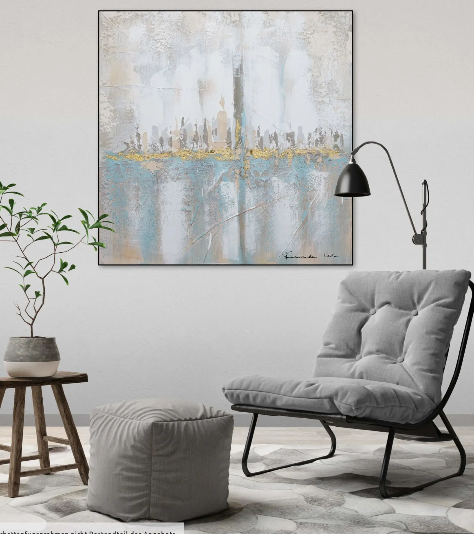 Handgemaltes Gemälde 'Die Prophezeiung' 80x80cm | inkl. Echtheitszertifikat