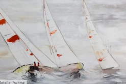 Handgemaltes Gemälde 'Direction Liberté' 150x50cm | inkl. Echtheitszertifikat