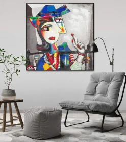 Handgemaltes Gemälde 'Double Life' 80x80cm | inkl. Echtheitszertifikat