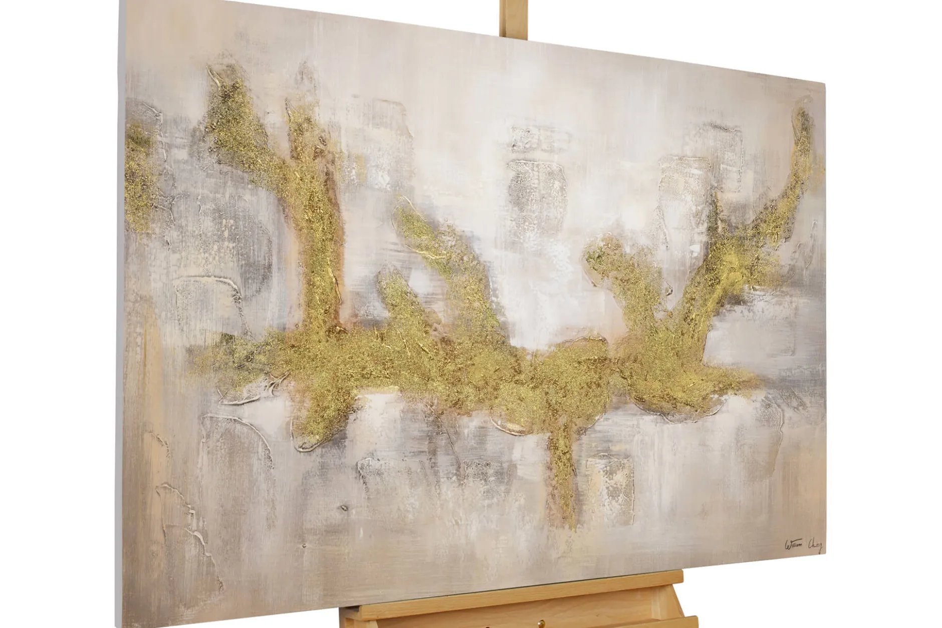 Handgemaltes Gemälde 'Drachenreigen' 120x80cm | inkl. Echtheitszertifikat