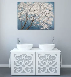 Handgemaltes Gemälde 'Dream of Blue' 100x75cm | inkl. Echtheitszertifikat