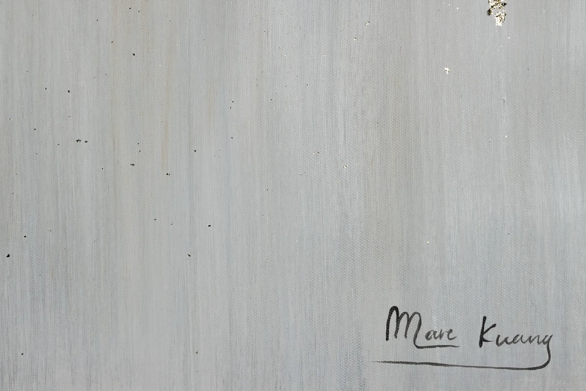 Handgemaltes Gemälde 'Dripping in White' 150x50cm | inkl. Echtheitszertifikat