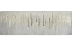 Handgemaltes Gemälde 'Dripping in White' 150x50cm | inkl. Echtheitszertifikat