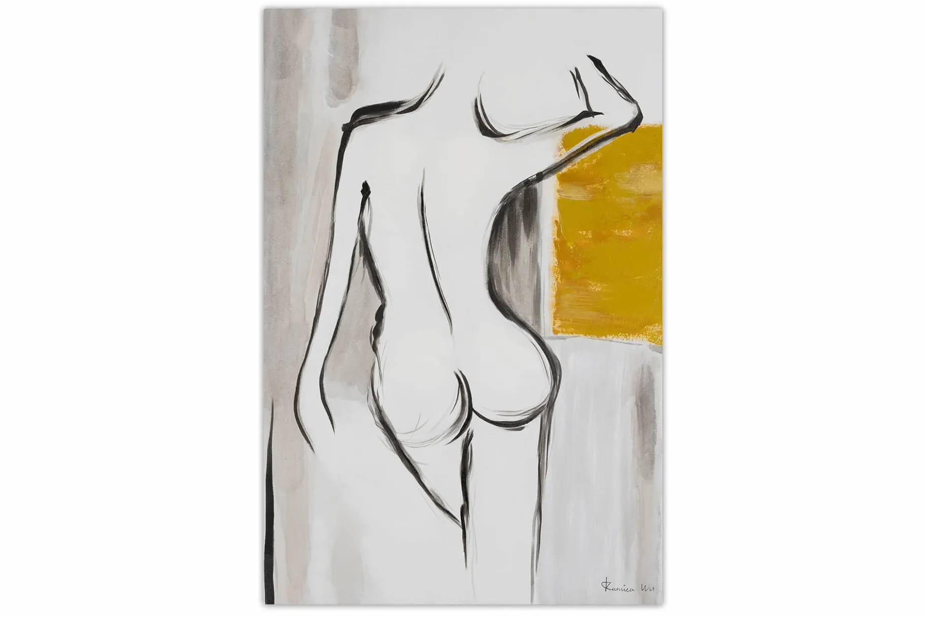 Handgemaltes Gemälde 'Dropping the Covers' 60x90cm | inkl. Echtheitszertifikat