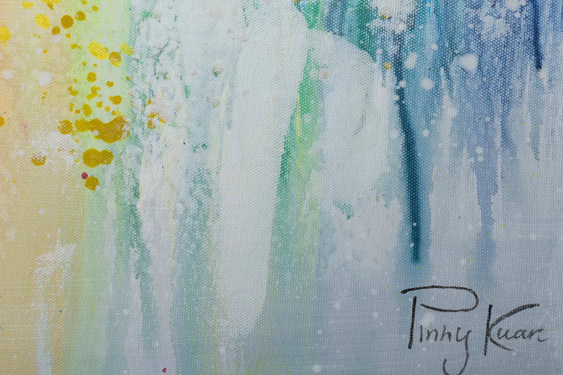 Handgemaltes Gemälde 'Düsseldorf Fever' 120x60cm | inkl. Echtheitszertifikat