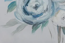 Handgemaltes Gemälde 'Duftende Rosen' 60x60cm | inkl. Echtheitszertifikat